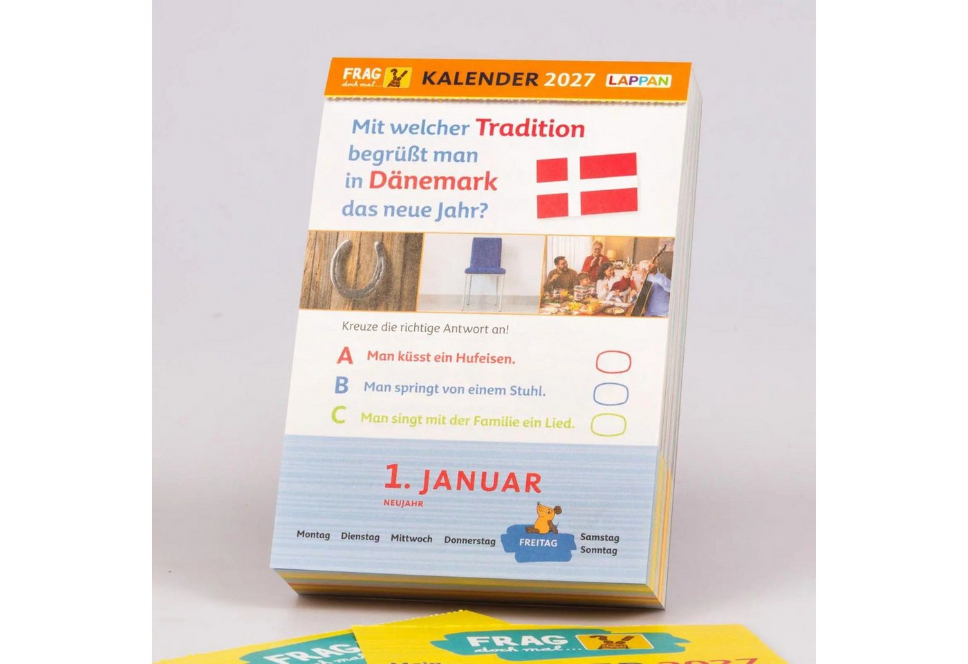Lappan Verlag Abreißkalender Frag doch mal ... die Maus: Tageskalender 2027 - Mein Kalender für... Bild 2