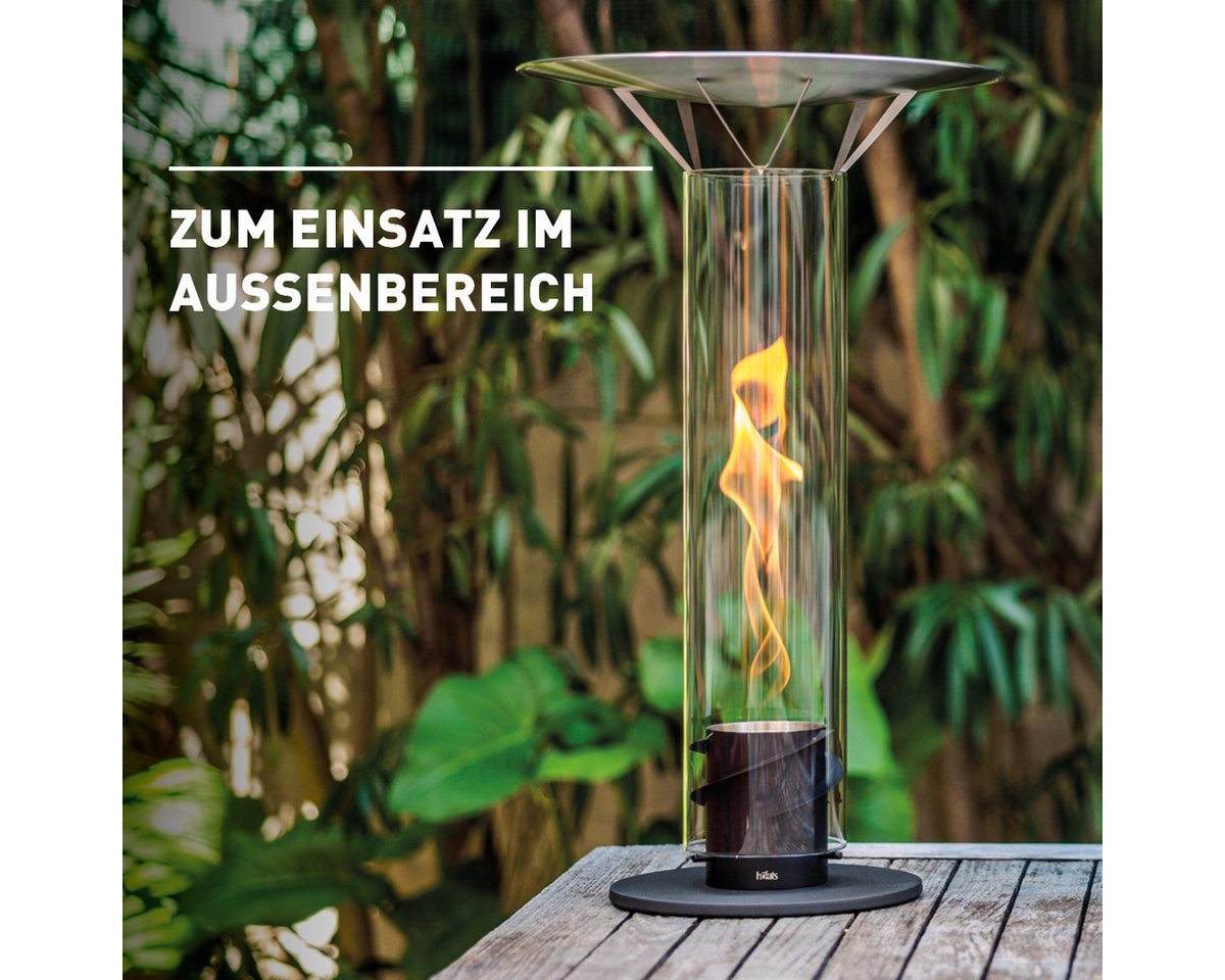 höfats Tischfeuer SPIN 1200 Wärmeverteiler (Zubehör für SPIN 1200 Tischkamin, Outdoor Wärmereflektor für spürbar intensivere Wärme), aus Edelstahl Bild 5