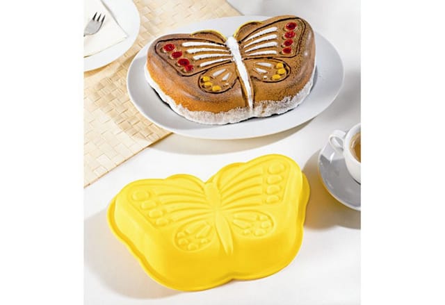 Jocca Backform 3D Backform Schmetterling 28x18x5 cm Kuchenform Silikon Form
