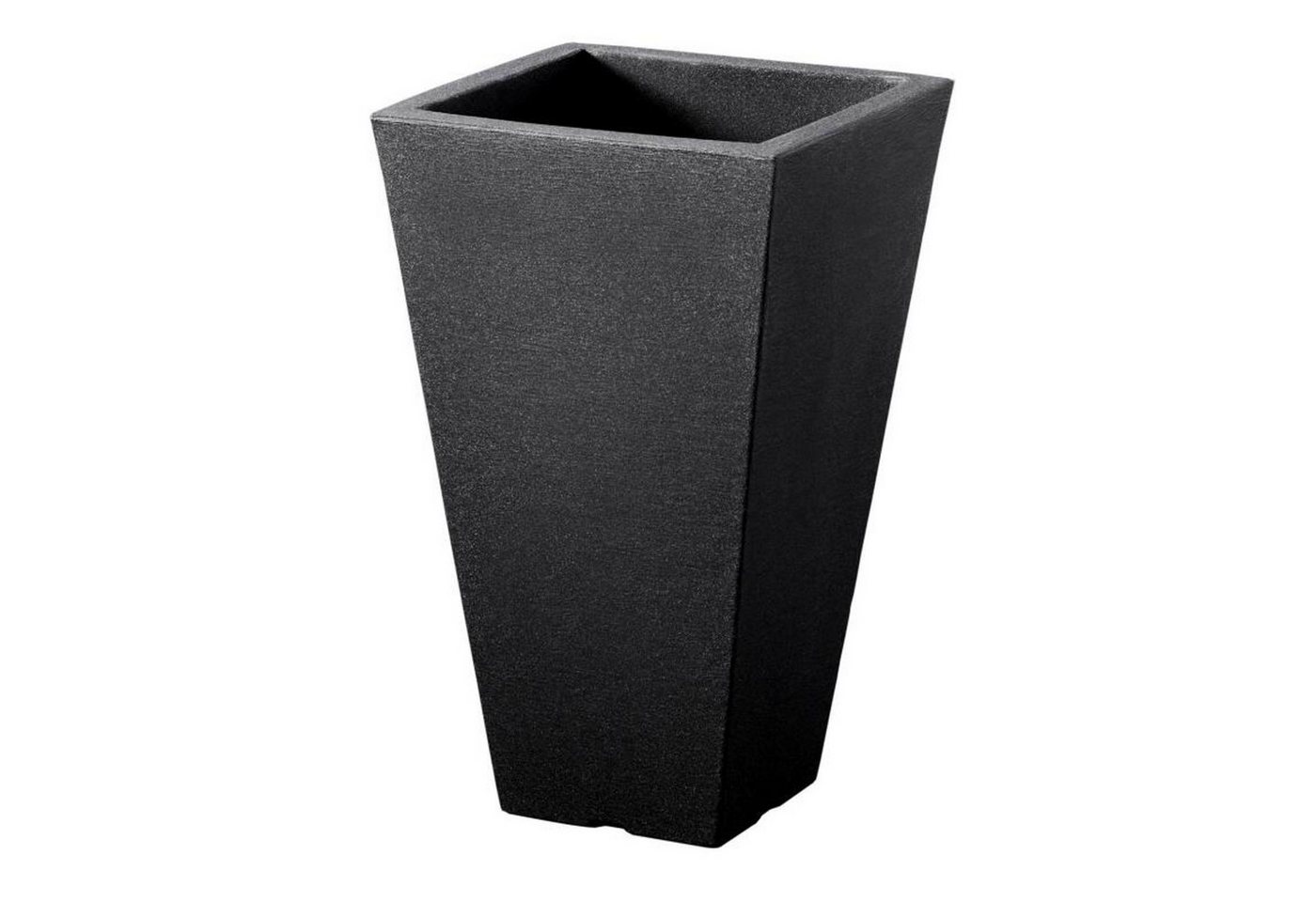 Jelenia Plast Pflanzkübel Pflanztopf Capri 27x27x H 45cm grau Übertopf Bild 2