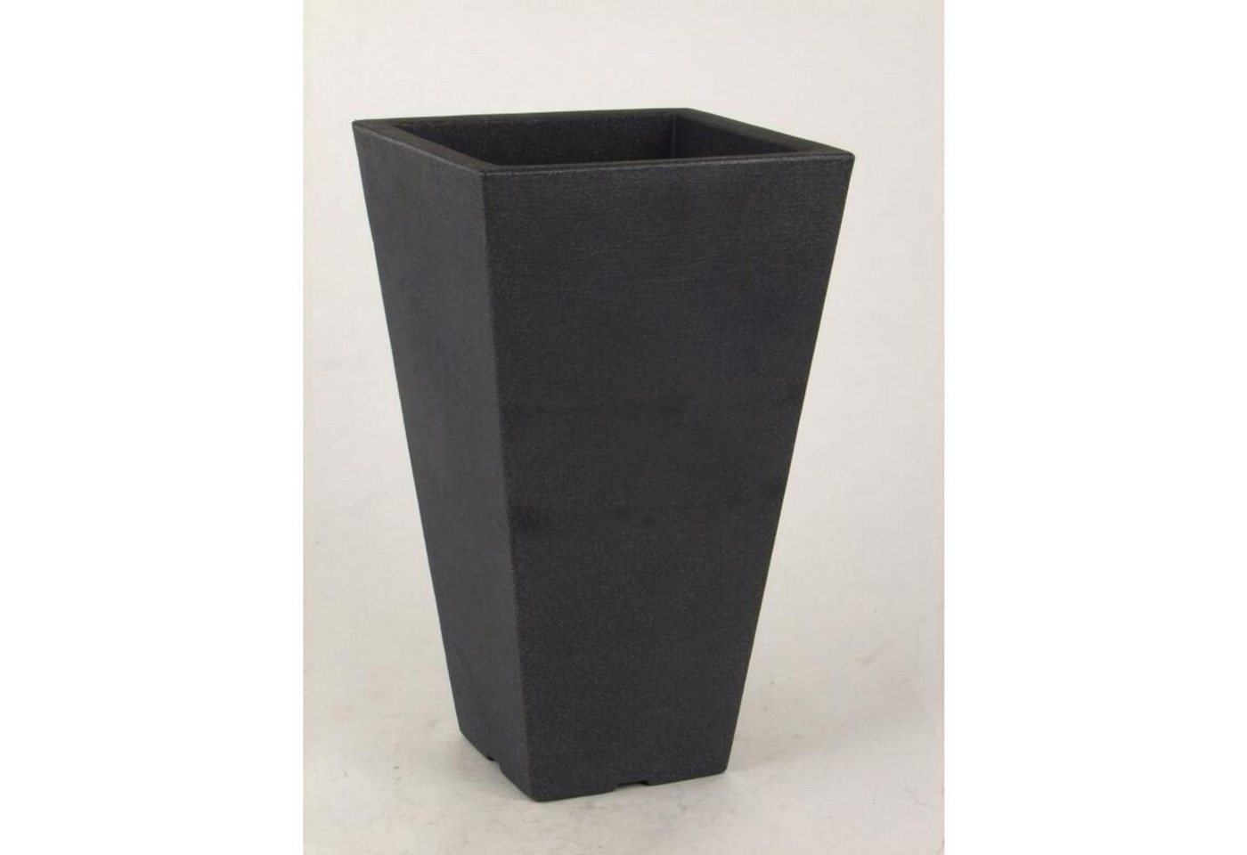 Jelenia Plast Pflanzkübel Pflanztopf Capri 27x27x H 45cm grau Übertopf Bild 3