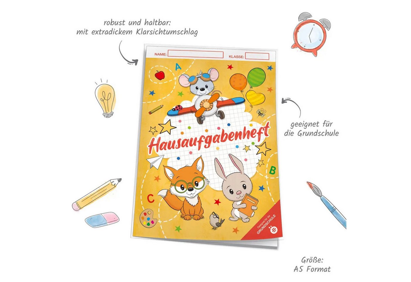 Trötsch Verlag Schülerkalender TRÖTSCH - Hausaufgabenheft Grundschule Zum Schulstart Tierfreunde Bild 2