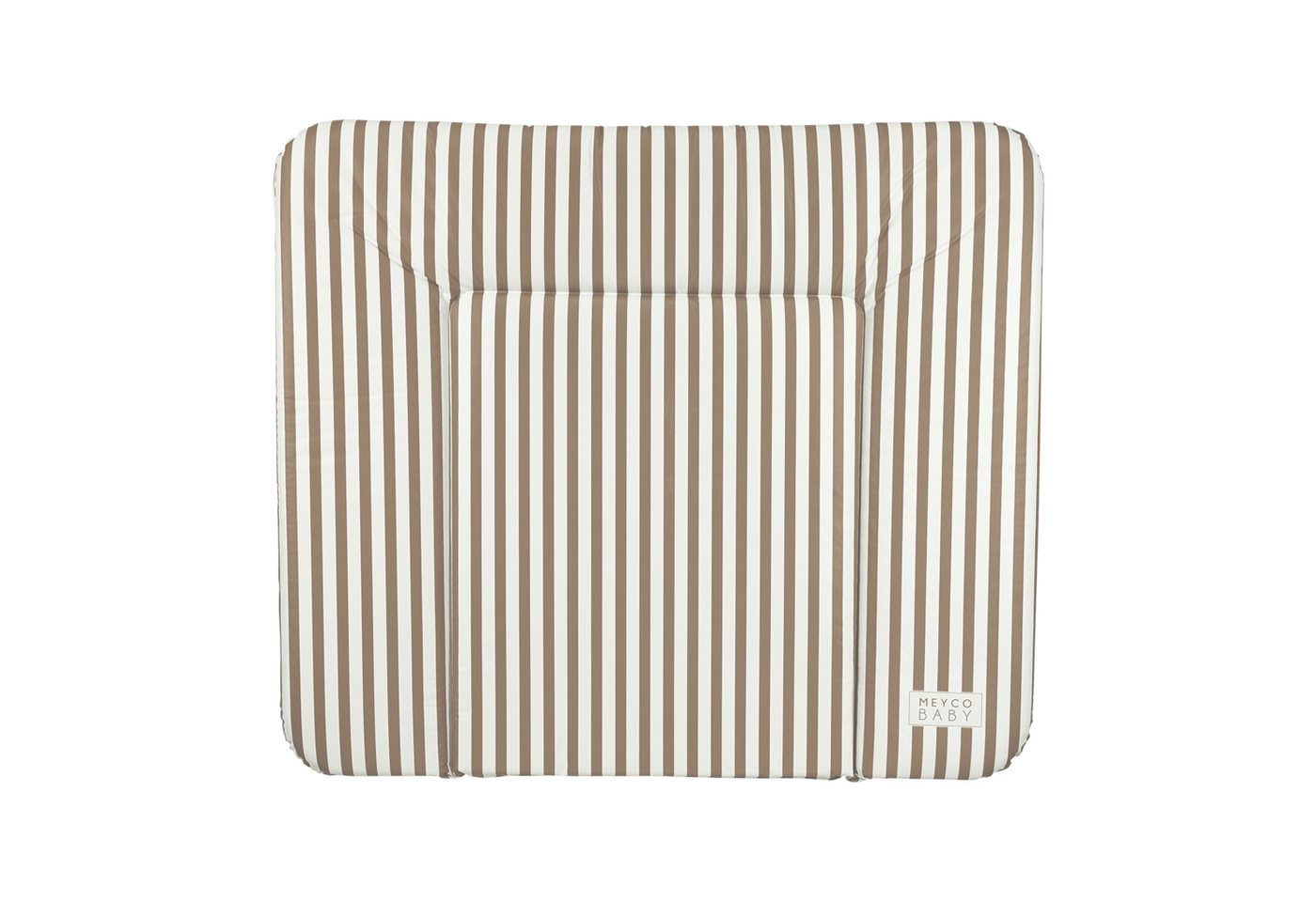 Meyco Baby Wickelauflage Fat Stripe Taupe (1-tlg), 72x85cm Bild 3