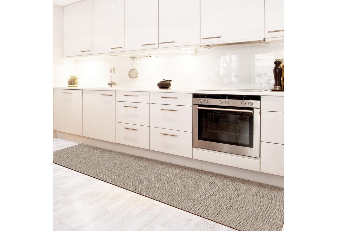 casa pura Küchenläufer Verona, Erhältlich in vielen Größen, Küchenteppich, Läufer, rechteckig, Höhe: 3 mm, für Innen und Außen geeignet Bild 2