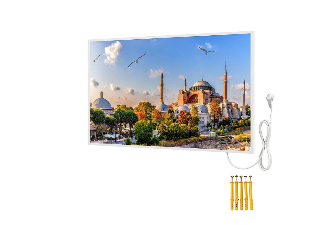 Bringer Infrarotheizung Bildheizung, Bild Infrarotheizung mit Rahmen, Motiv: Istanbul, Türkei Bild 4