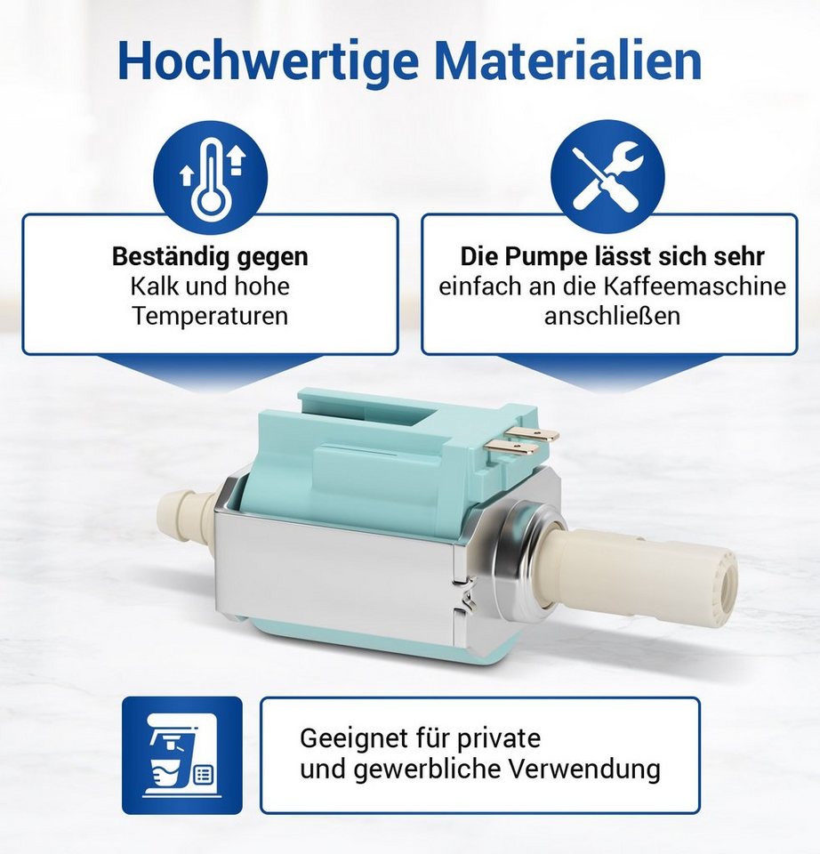 VIOKS Elektropumpe Pumpe Ersatz für Jura 59394, ARS CP3 65W 230V für Kaffeemaschine Bild 5