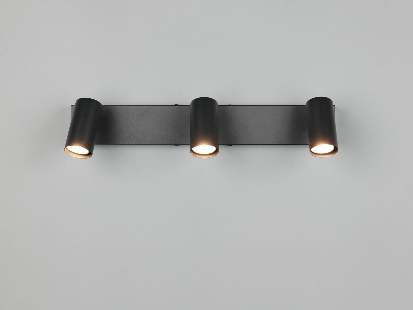 Reality Leuchten LED Deckenstrahler Metall, Spots schwenkbar, Breite 41cm, Leuchtmittel dimmbar, LED wechselbar, Warmweiß, Designklassiker Innen Strahler Deckenleuchte dimmbar über Schalter Bild 3