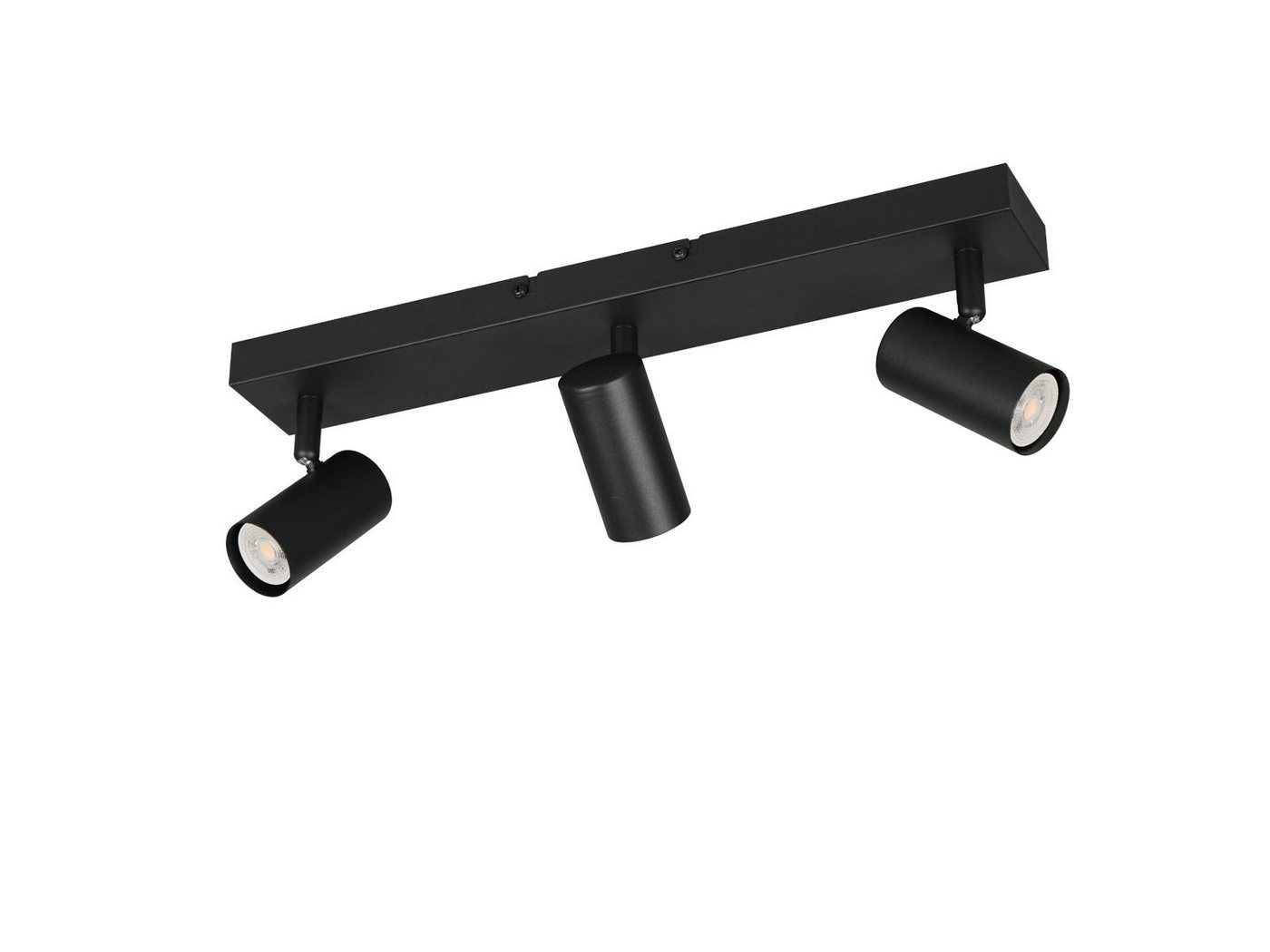 Reality Leuchten LED Deckenstrahler Metall, Spots schwenkbar, Breite 41cm, Leuchtmittel dimmbar, LED wechselbar, Warmweiß, Designklassiker Innen Strahler Deckenleuchte dimmbar über Schalter Bild 5
