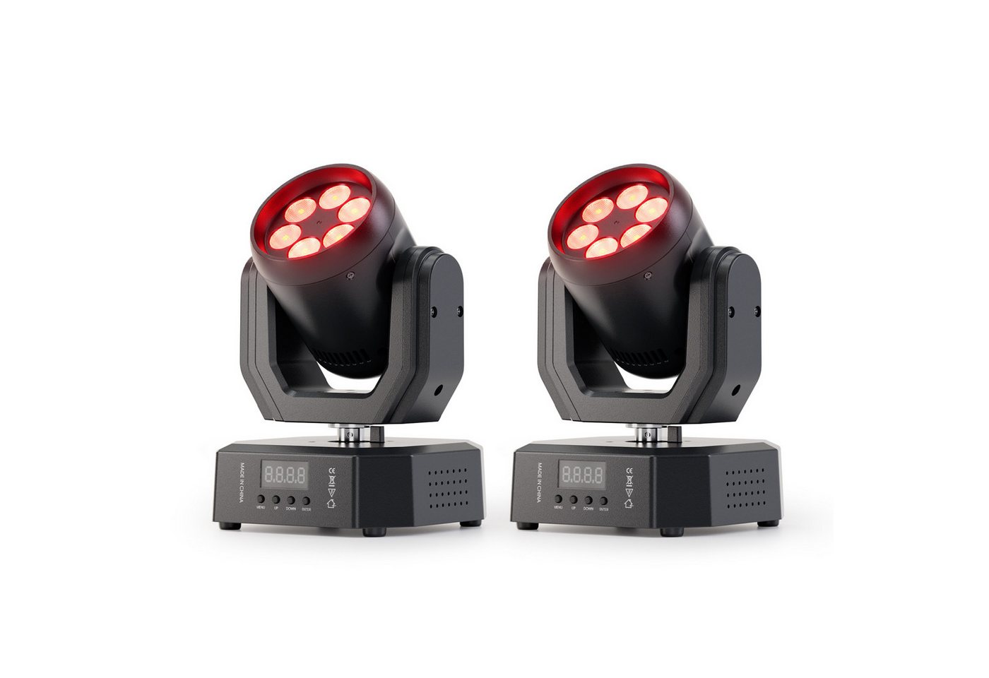 ZonQoonz Discolicht 90W Mini-Moving-Head-Scheinwerfer, sprachgesteuertes DMX für Partys DJ Bild 3