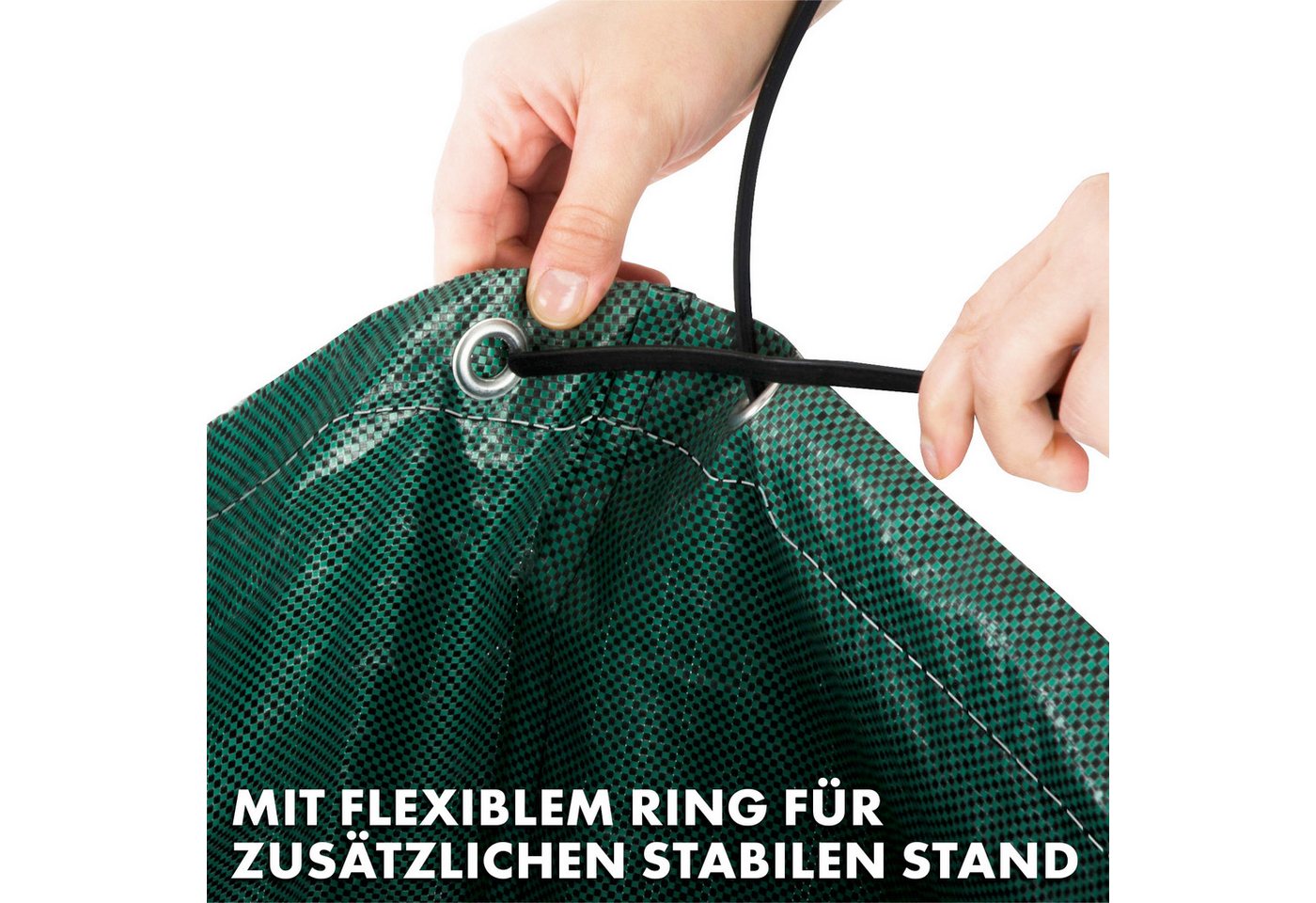 Kubus Gartenbox 3er Set Gartenabfallsack, Stabil, Selbststehend & Wasserabweisend (3er Set), Vielseitig einsetzbar Bild 4