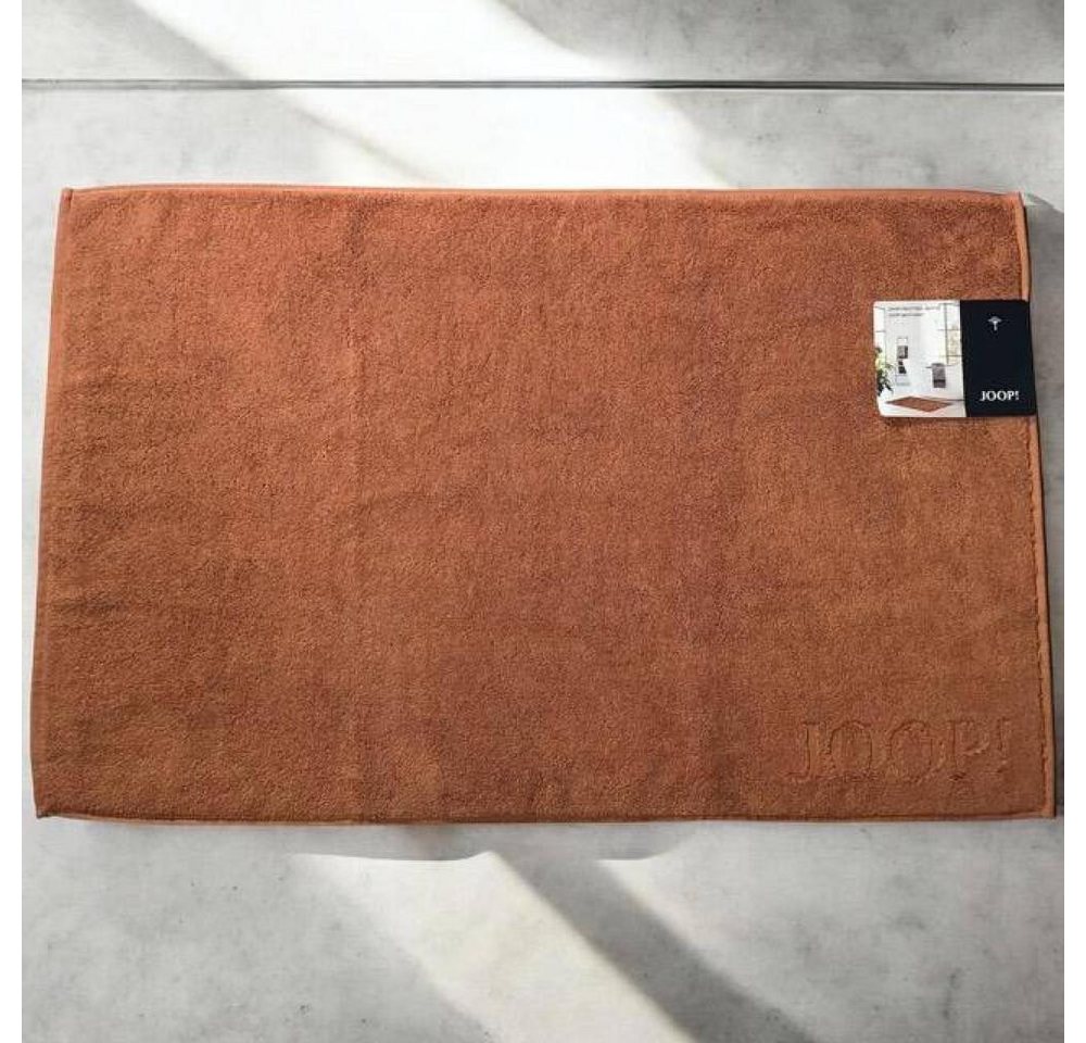 JOOP! Badematte Selection Uni Terrakotta, 100% Baumwolle, Rechteckig