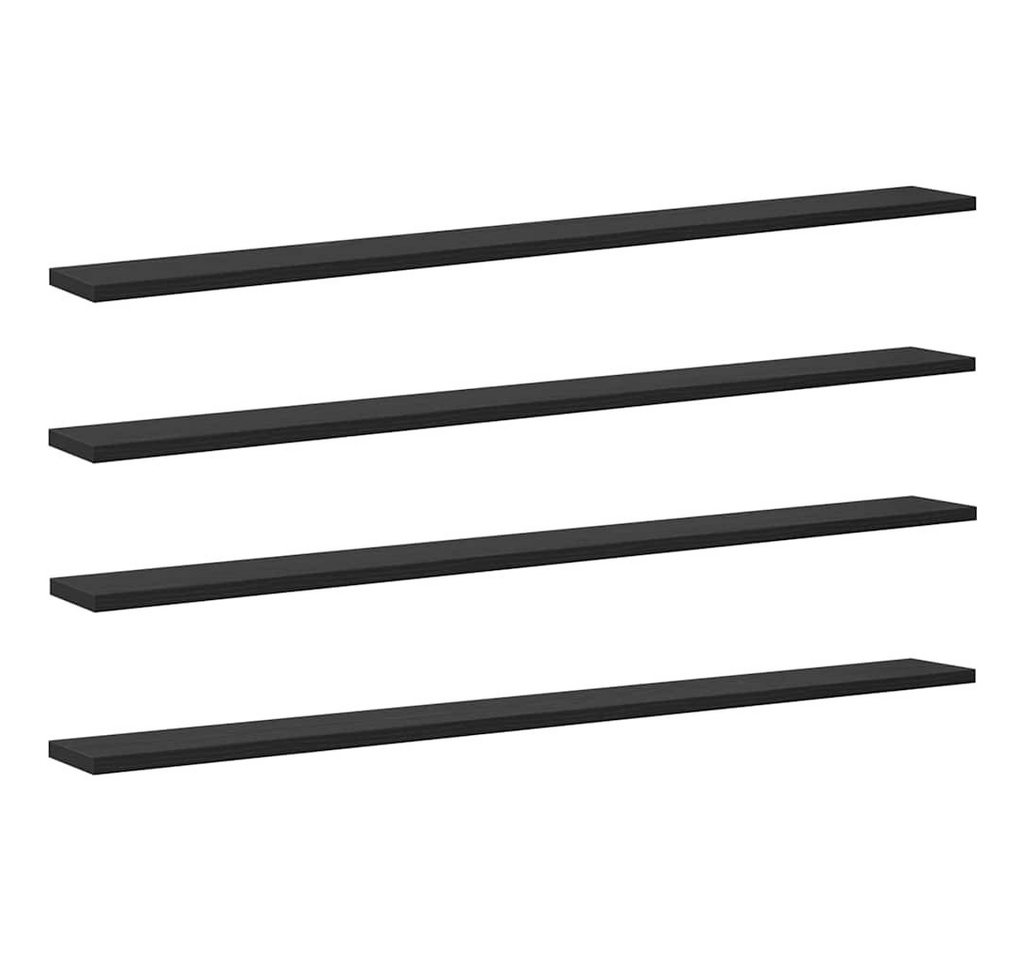 vidaXL Bücherregal Regalbrett 3 Ebenen 4 stk. 100 x 10 x 1,5 cm Holzwerkstoff, 4-tlg. Bild 5
