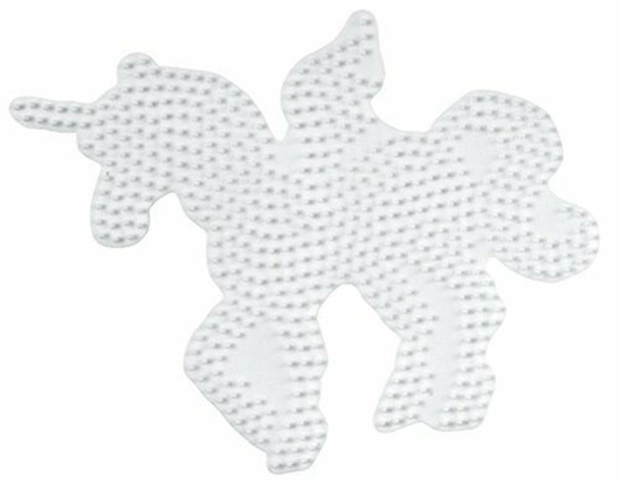 Hama Perlen Bügelperlen Hama Midi-Stiftplatte Pegasus, transparent