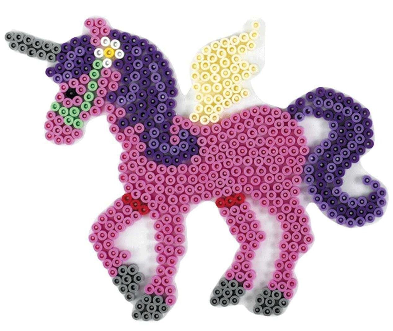 Hama Perlen Bügelperlen Hama Midi-Stiftplatte Pegasus, transparent Bild 2