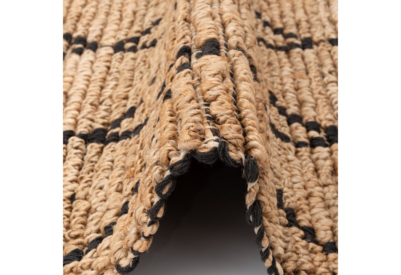 Pergamon Sisalteppich Naturfaser Teppich Jute Salsa Rauten, Rechteckig, Höhe: 11 mm