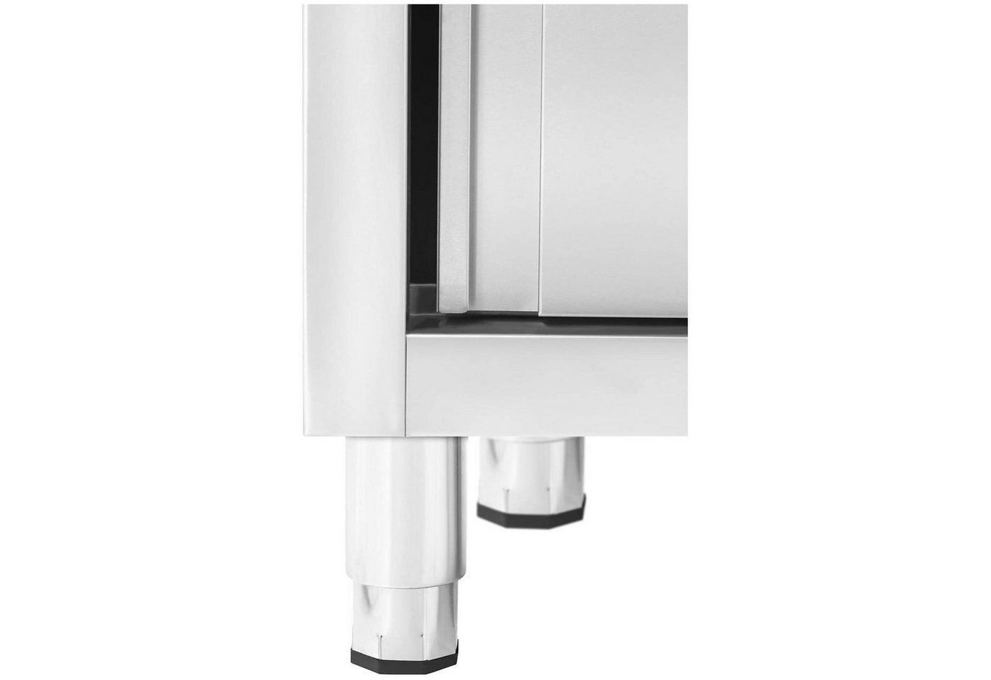 Royal Catering Spülenschrank 140 x 60 cm Spülenunterschrank Becken links 50 x 40 x 24 cm Aufkantung Bild 2