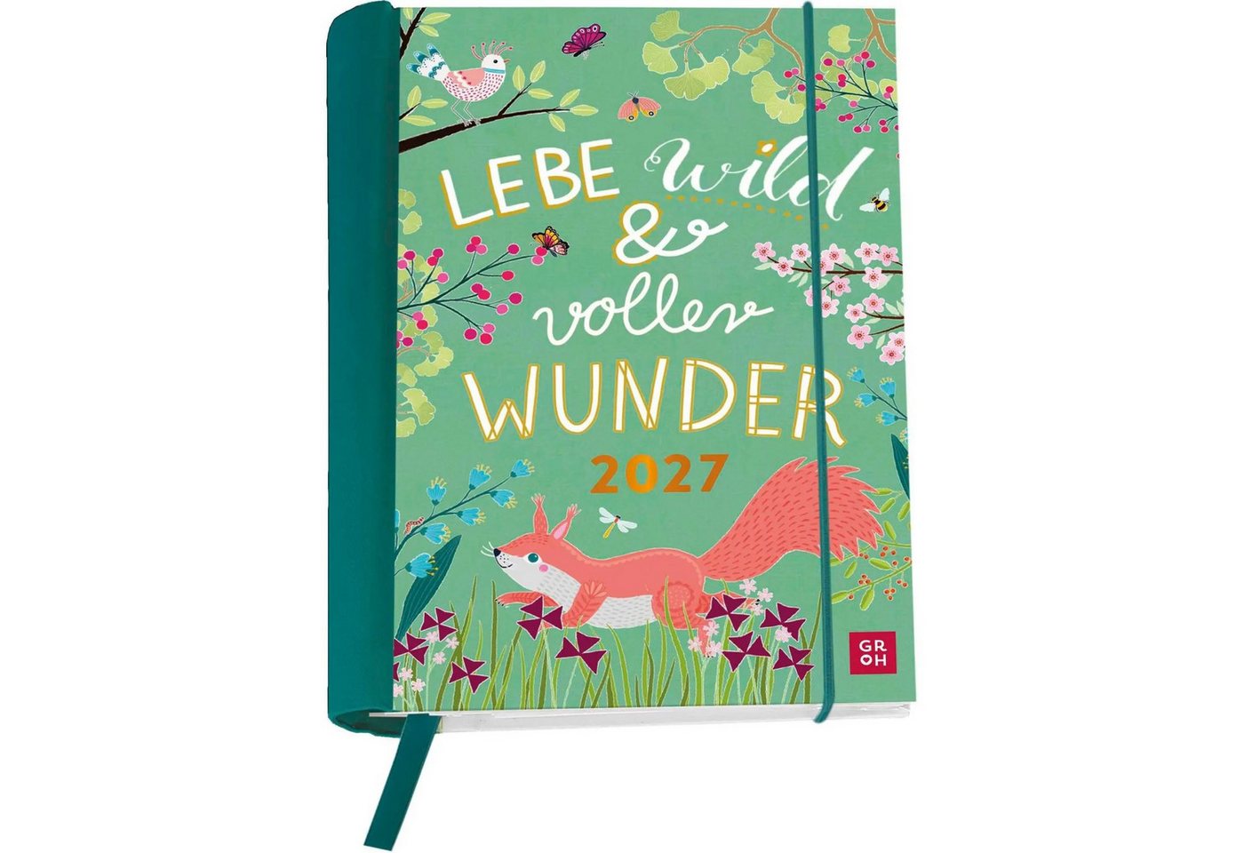 groh Verlag Taschenkalender Buchkalender 2027: Lebe wild und voller Wunder Bild 4