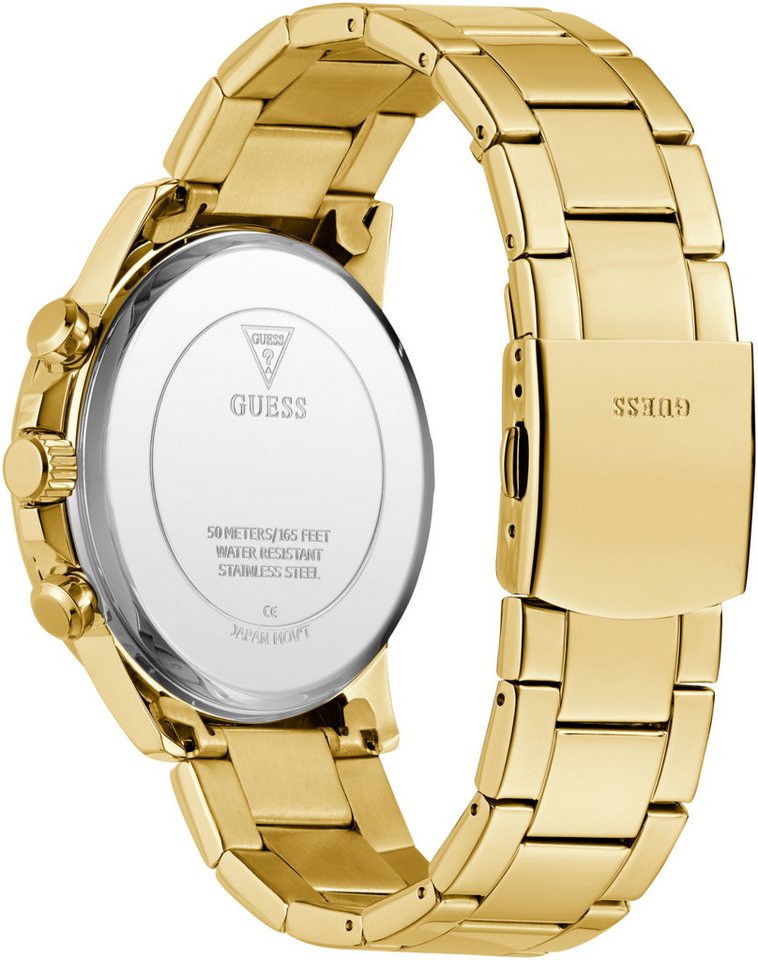 Guess Multifunktionsuhr WALKER GW0900G3, Quarzuhr, Armbanduhr, Herrenuhr, Datum, Wochentag, Edelstahlarmband Bild 2
