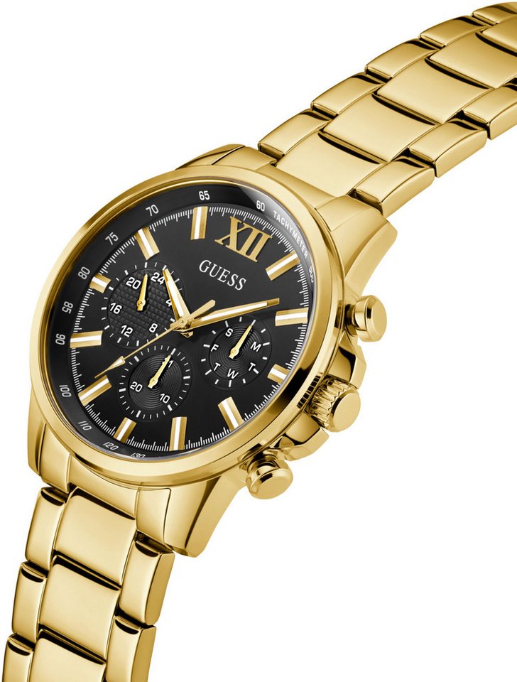 Guess Multifunktionsuhr WALKER GW0900G3, Quarzuhr, Armbanduhr, Herrenuhr, Datum, Wochentag, Edelstahlarmband Bild 5