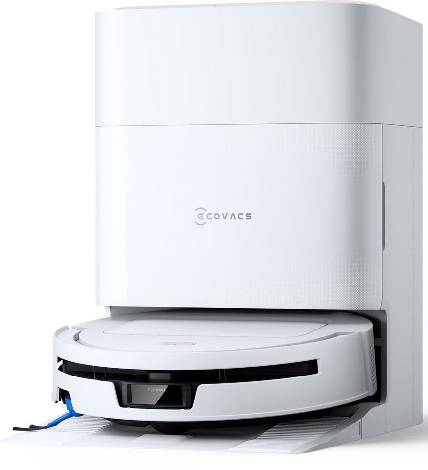ECOVACS Nass-Trocken-Saugroboter DEEBOT T90 MAX PRO, 60 W, mit Beutel, 40.000 Pa + 16,45L/s Luftstrom, Wischwalze, All-in-One Station