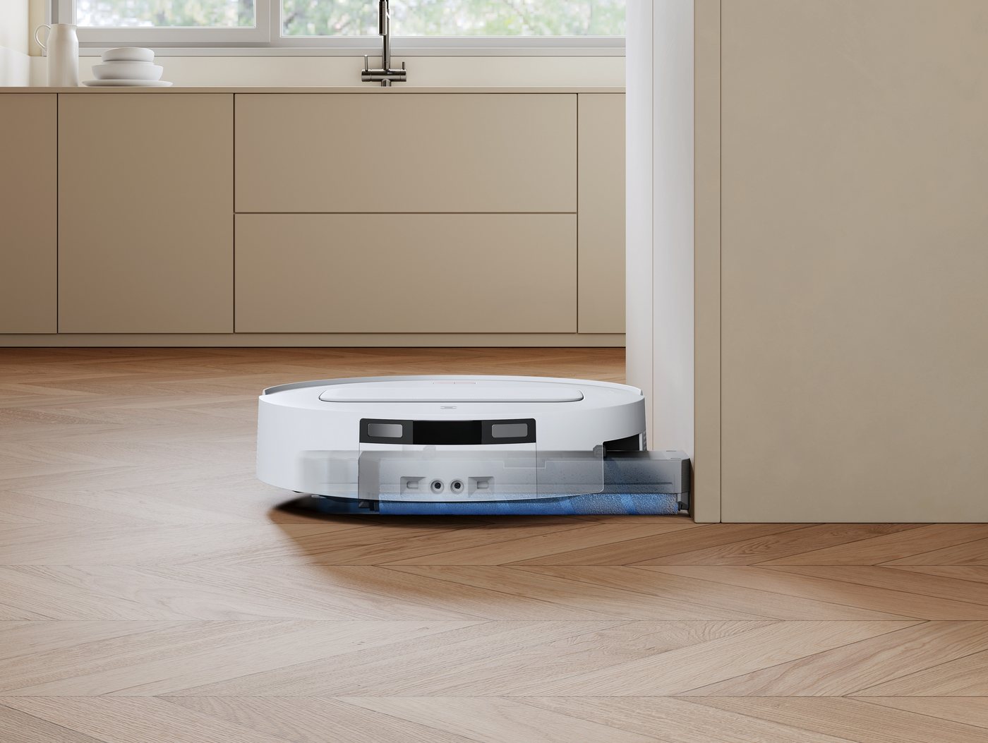 ECOVACS Nass-Trocken-Saugroboter DEEBOT T90 MAX PRO, 60 W, mit Beutel, 40.000 Pa + 16,45L/s Luftstrom, Wischwalze, All-in-One Station Bild 5