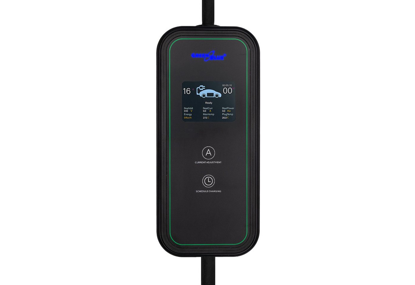 GreenBlue Elektroauto-Ladestation GB1100 Typ-2-Ladestation für Elektroautos 11 kW 6–16 A WLAN Tuya, für (EV) und Plug-in-Hybridfahrzeuge (PHEV) Bild 5