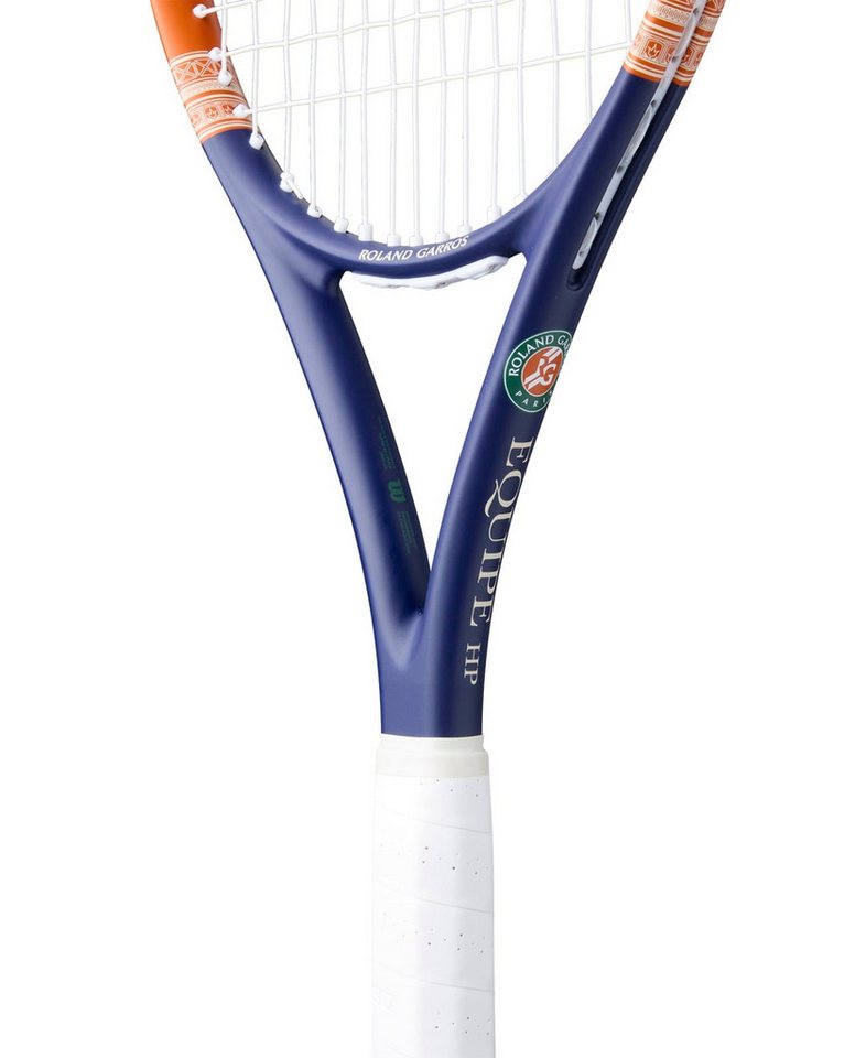 Wilson Tennisschläger Roland Garros Equipe HP 100in/286g/Allround 2026 bronzebraun/navyblau Bild 5
