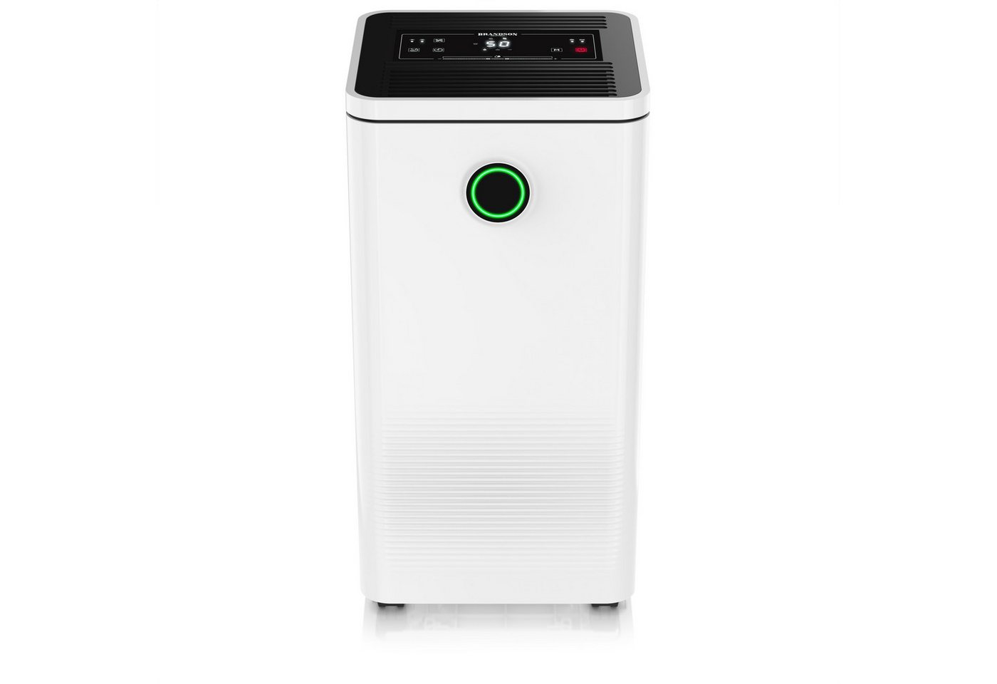 Brandson Luftentfeuchter mit Kompressor, Dehumidifier Raumentfeuchter elektrisch, 10L pro 24h, für 40 m³ Räume, Entfeuchtung 10 l/Tag, Tank 2,5 l, Timer, Defrosting, Sleep Modus/sehr leise für Schlafzimmer Bad Keller Bild 5