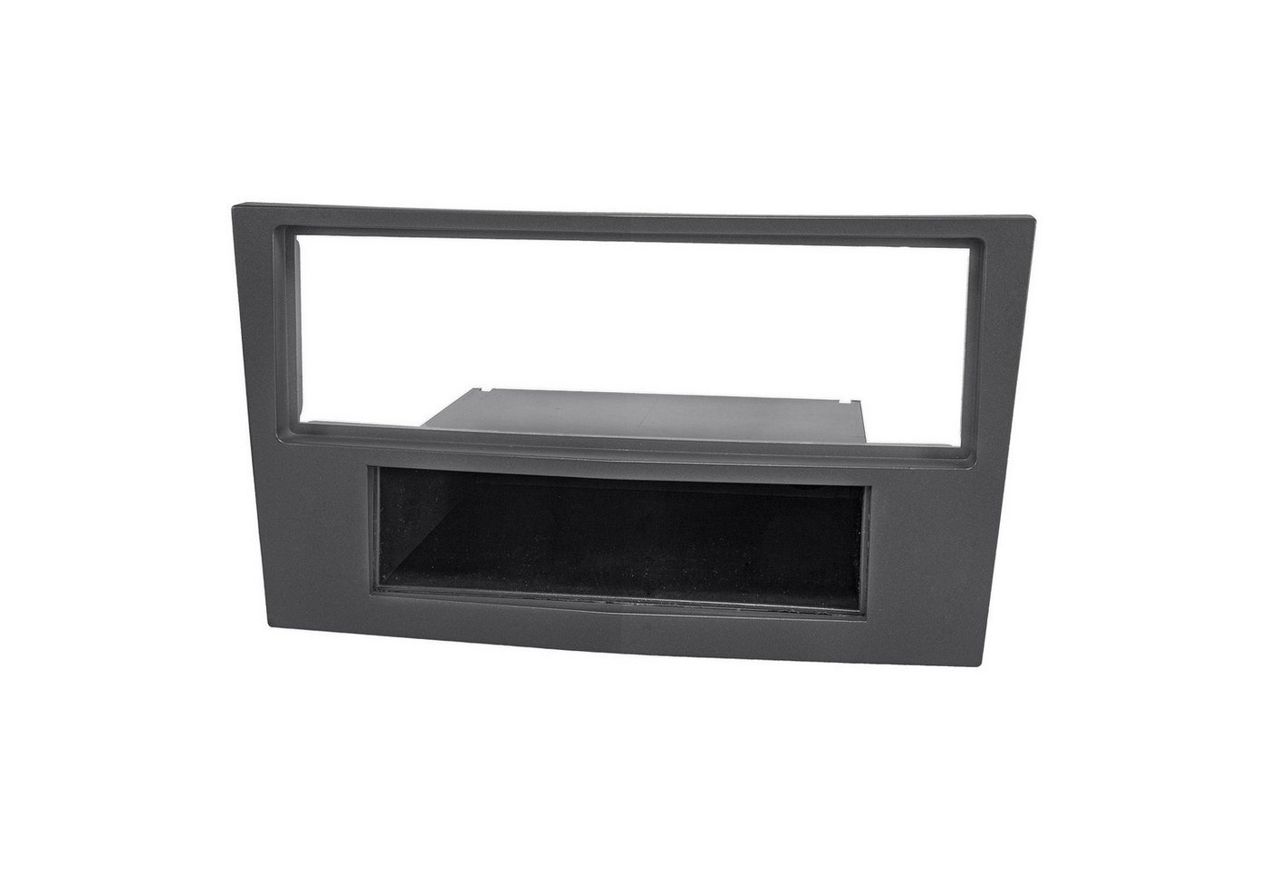 tomzz Audio Radioblende passt für Opel Corsa D Astra H Zafira B charcoal schwarz Autoradio