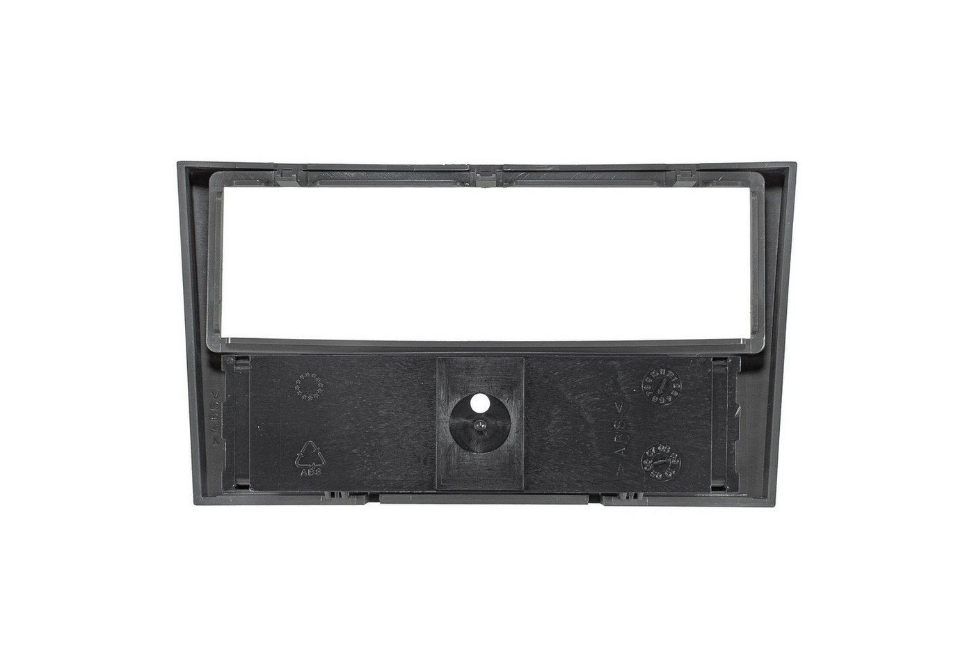 tomzz Audio Radioblende passt für Opel Corsa D Astra H Zafira B charcoal schwarz Autoradio Bild 2