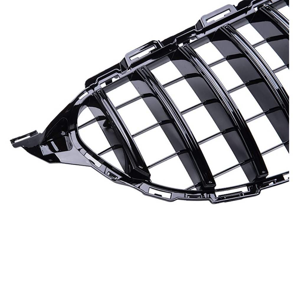 LLCTOOLS Kfz-Schmutzfänger Kühlergrill Schwarz Glanz passend für C Klasse W205 Panamericana, Front