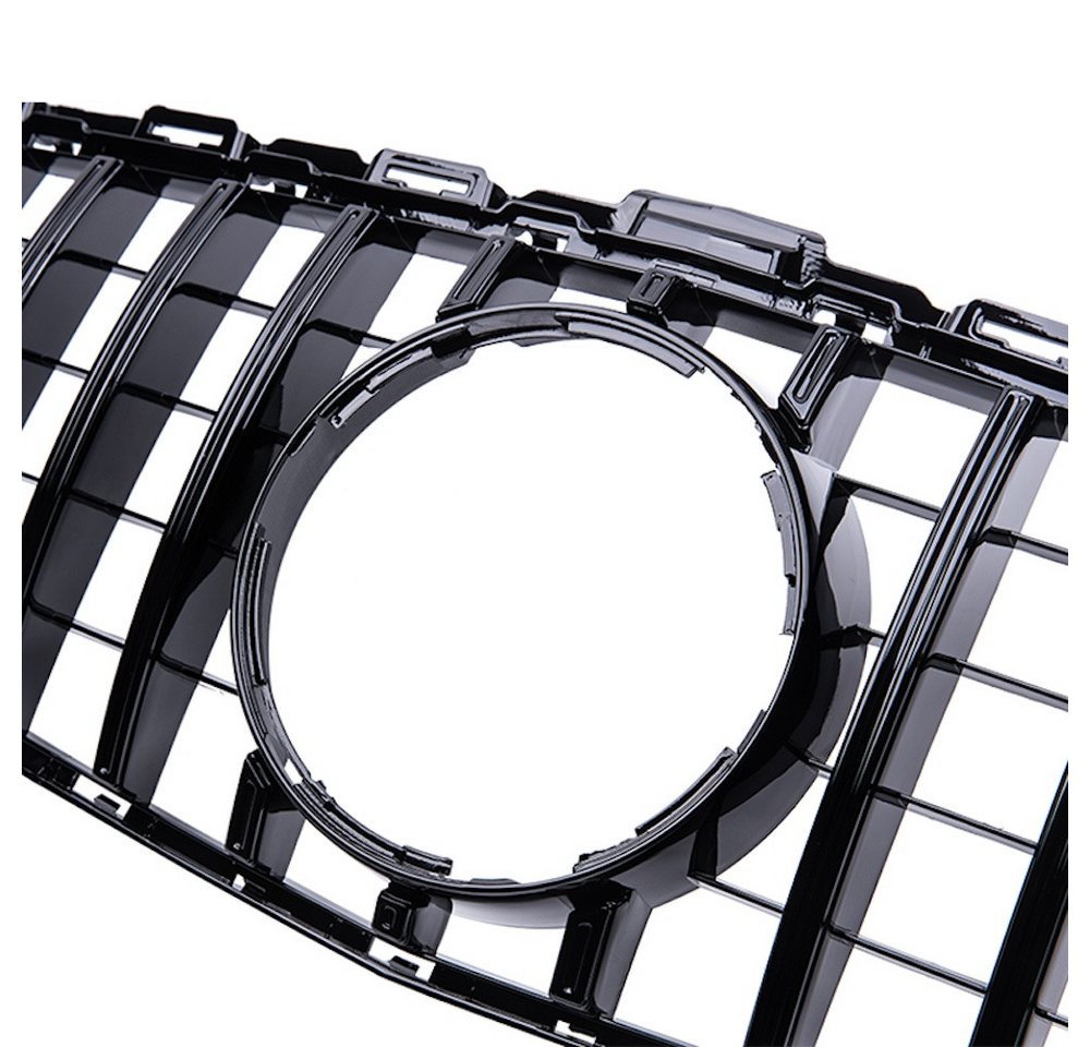 LLCTOOLS Kfz-Schmutzfänger Kühlergrill Schwarz Glanz passend für C Klasse W205 Panamericana, Front Bild 2