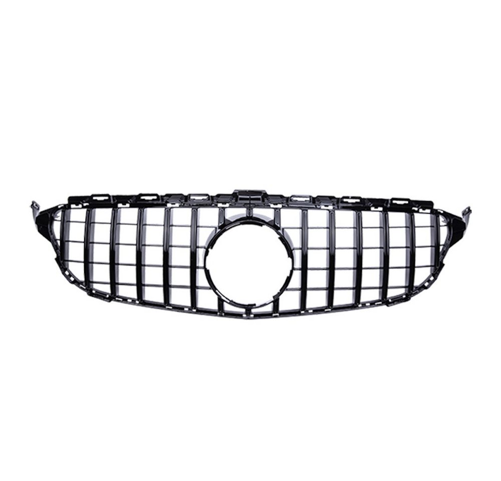 LLCTOOLS Kfz-Schmutzfänger Kühlergrill Schwarz Glanz passend für C Klasse W205 Panamericana, Front Bild 3