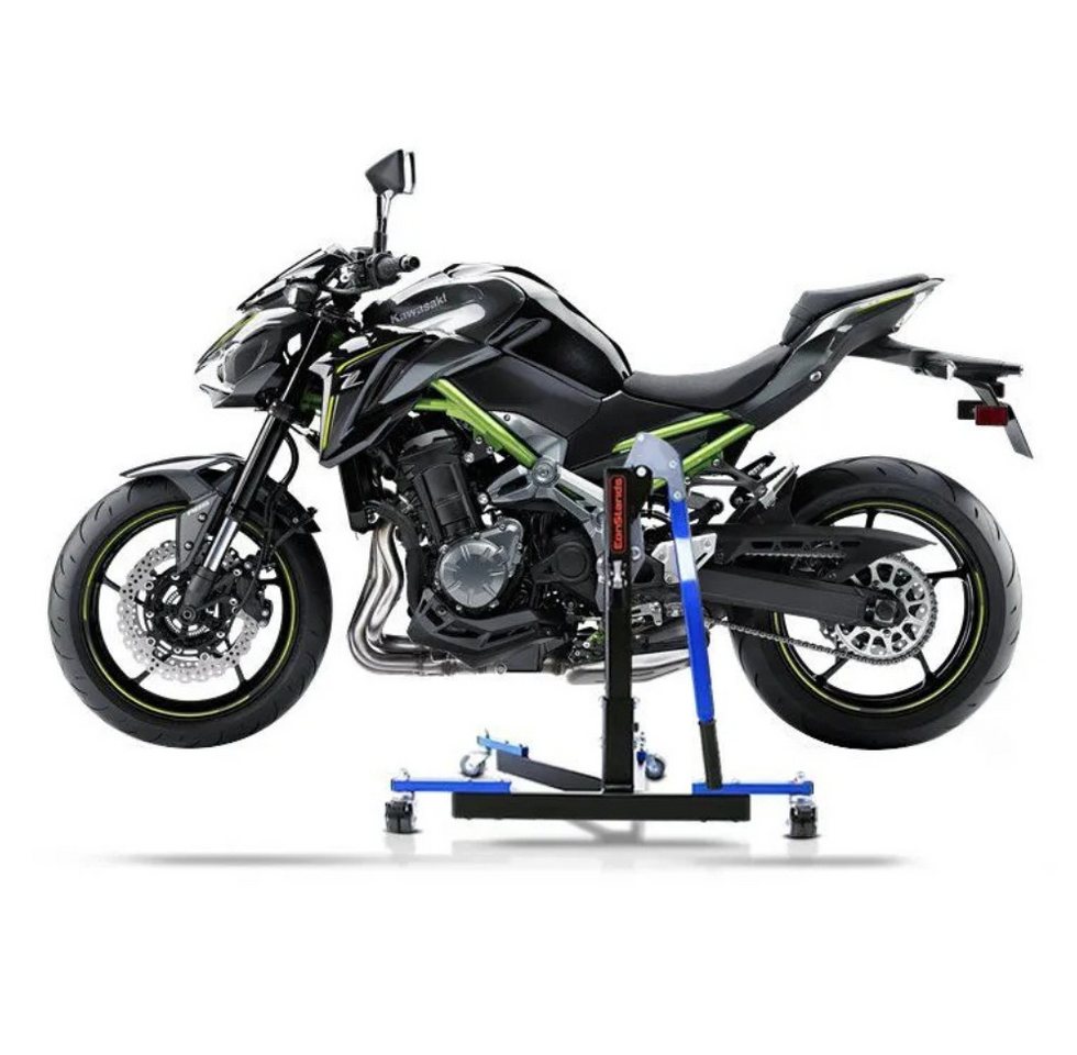 ConStands Motorradheber CS Power Evo-Zentralständer für Kawasaki Z 900 17-25 Blau Bild 2