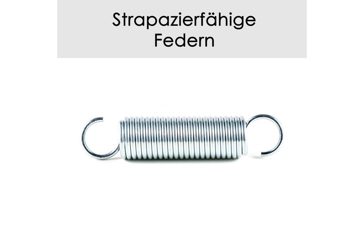 HomeBee Markisenvorzelt Sturmband Markise Set, Personen: 10 (Praktisches Sicherungsset, 8 tlg., 2 Erdanker, 2 Spanngurte, 2 Federn), Speziell für Thule Omnistor Vorzelte & Markisen