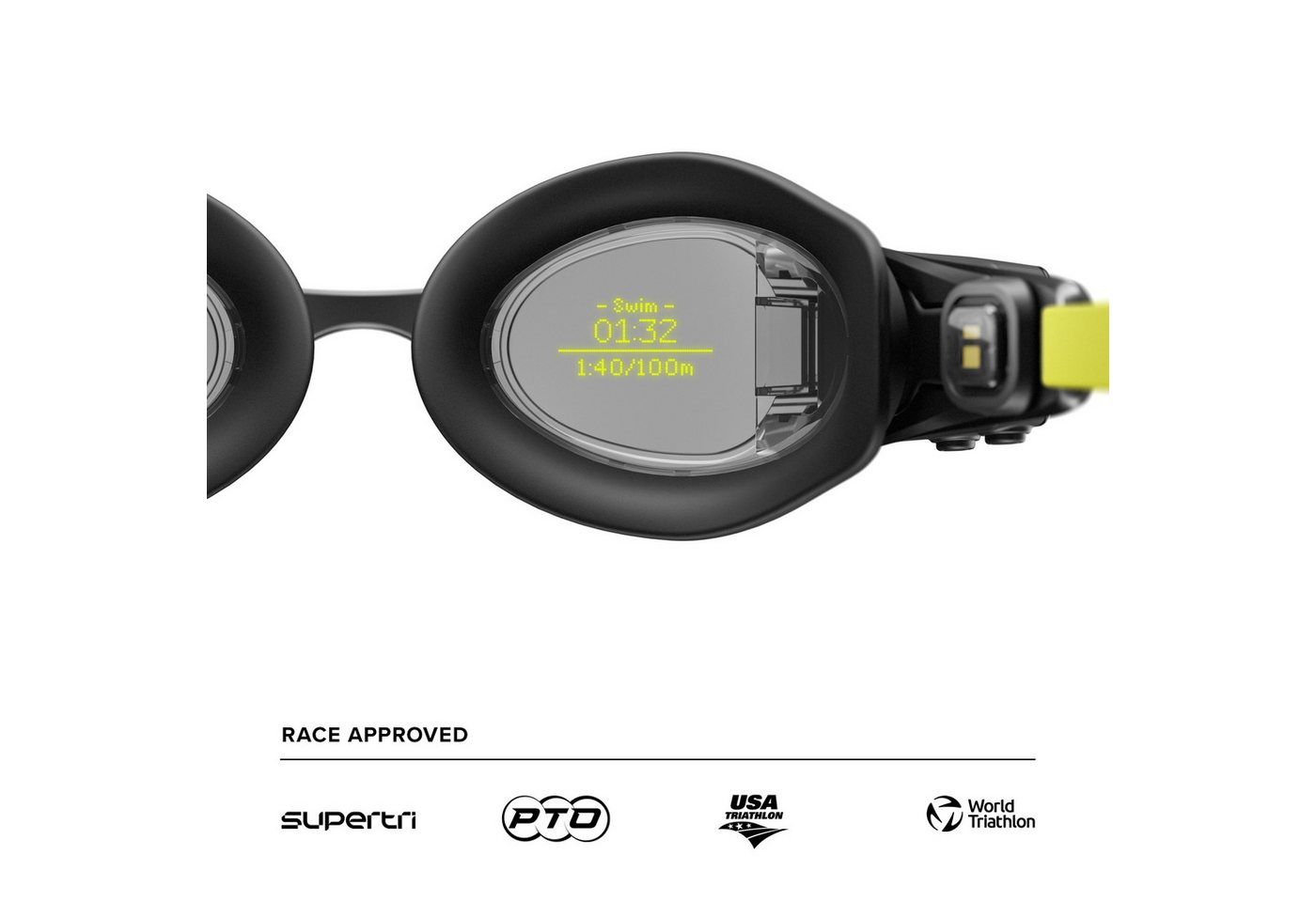 Form Schwimmbrille Form Smart Swim 2, (1-St), Patentiertes Augmented-Reality-Display, Anti Beschlag Beschichtung Bild 2