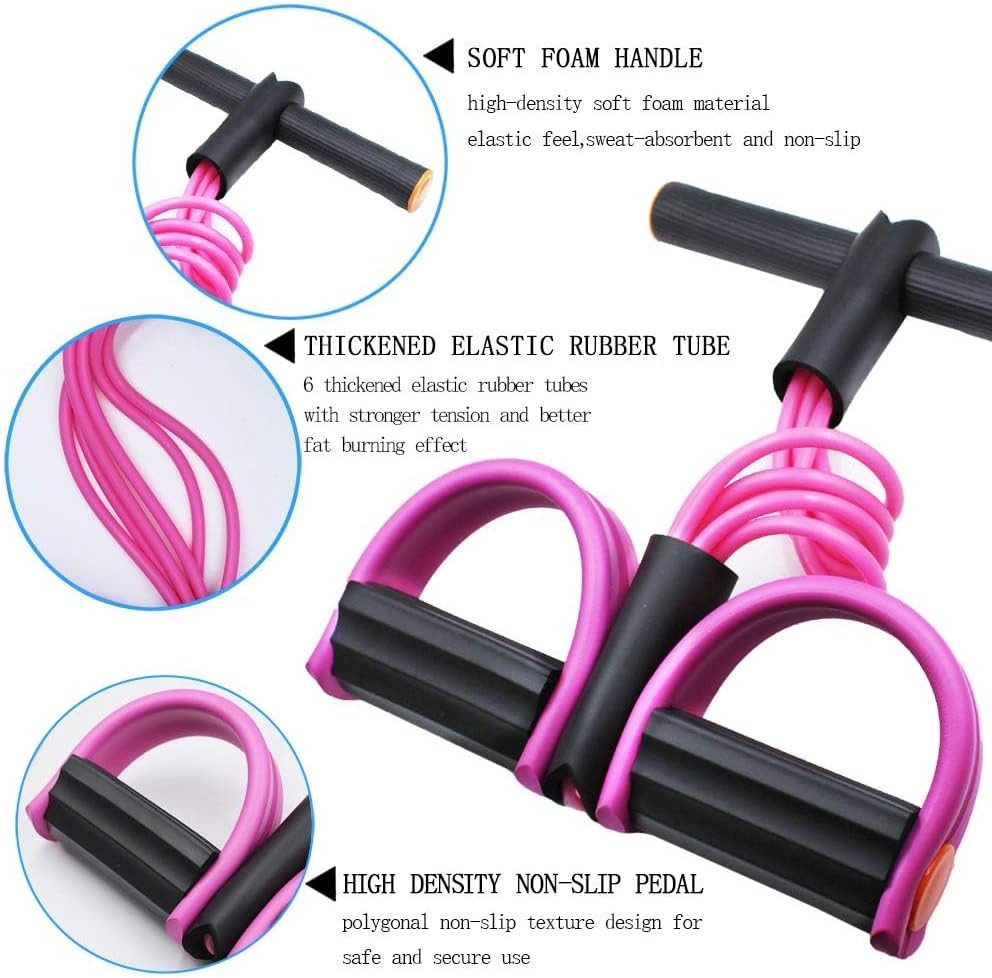 FELIXLEO Multitrainer Bauchtrainer mit 6 Tubes, Expander, Ganzkörpertrainer für Zuhause, (1-St) Bild 2