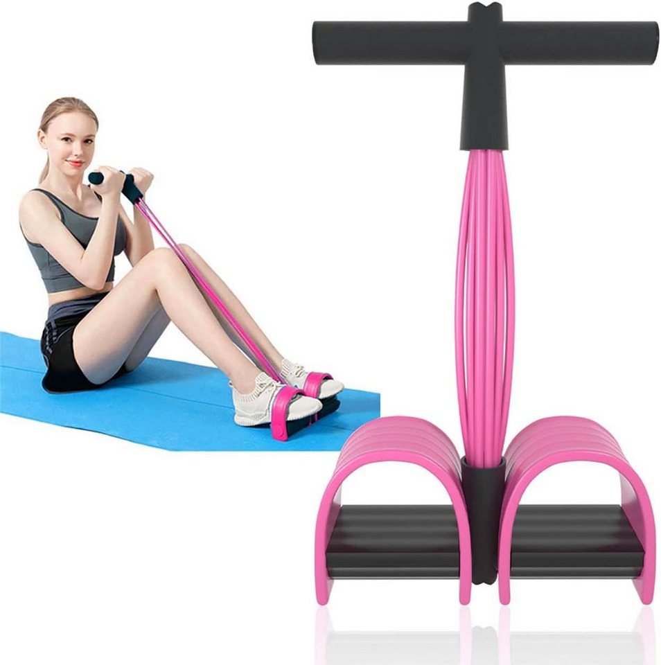 FELIXLEO Multitrainer Bauchtrainer mit 6 Tubes, Expander, Ganzkörpertrainer für Zuhause, (1-St) Bild 5