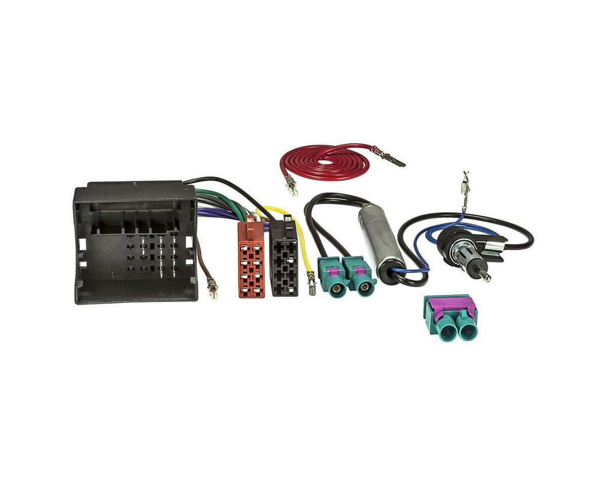 tomzz Audio Radio Anschluss Montage Set passt für VW Audi Seat Skoda Quadlock Dopp KFZ-Adapter Bild 4