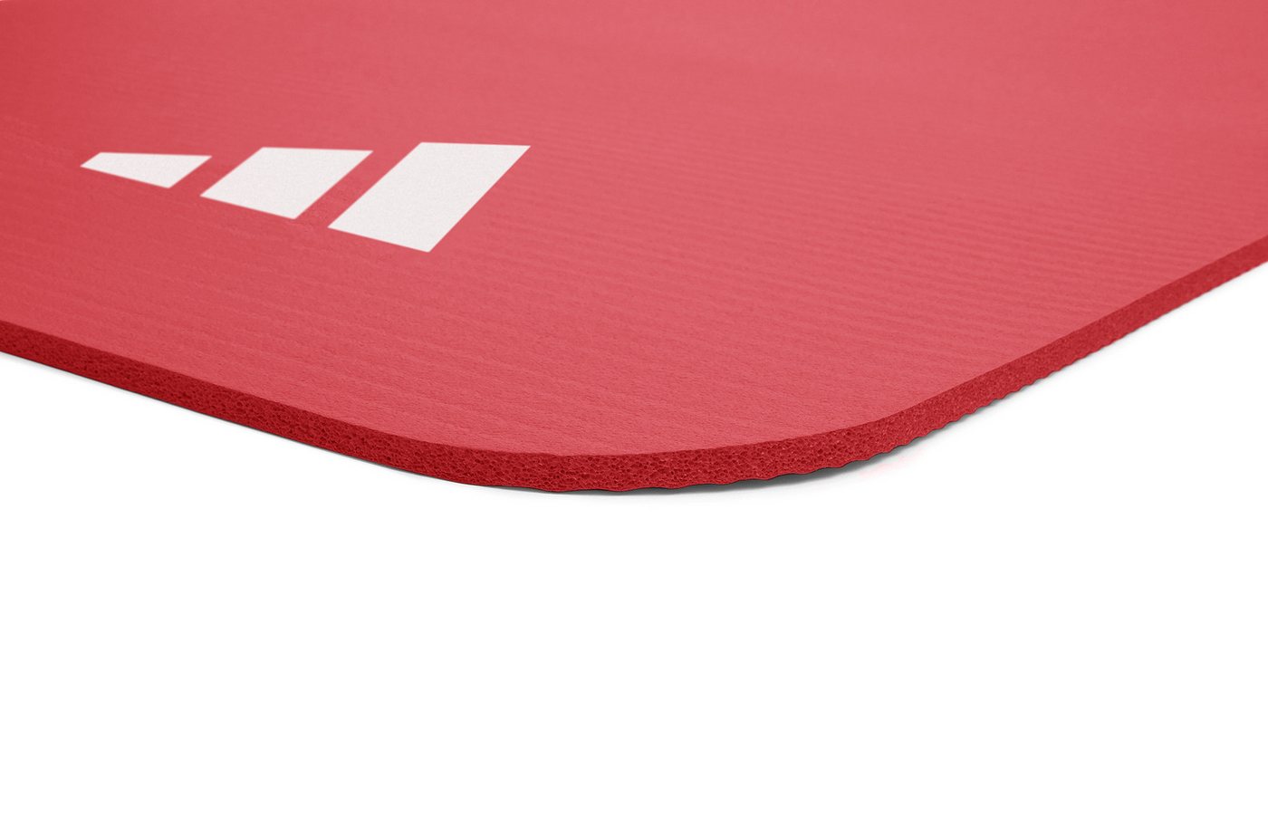 adidas Performance Fitnessmatte Adidas Training - Fitnessmatte, 10mm, Rot, mit strapazierfähigem und rutschfestem Material