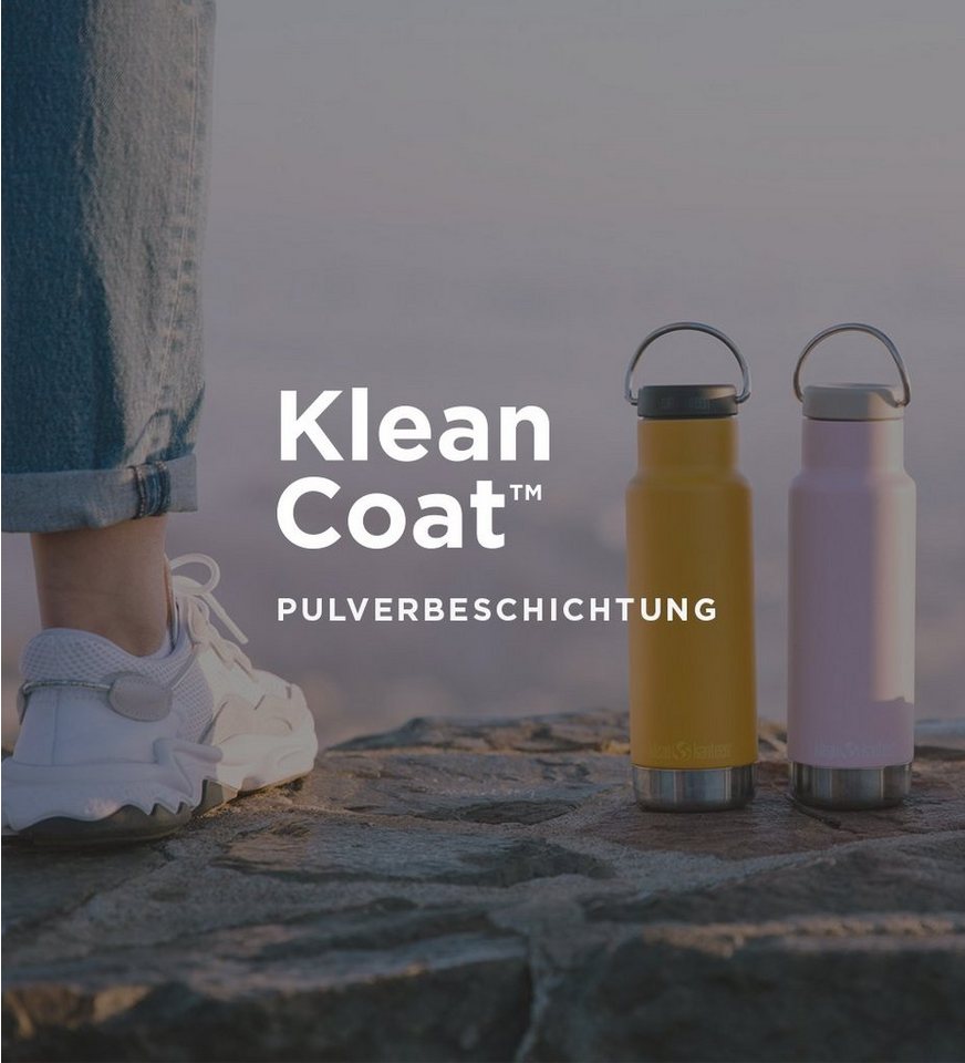 Klean Kanteen Trinkflasche Klean Kanteen Blue Tint Trinkflasche Classic 800ml Sport Cap