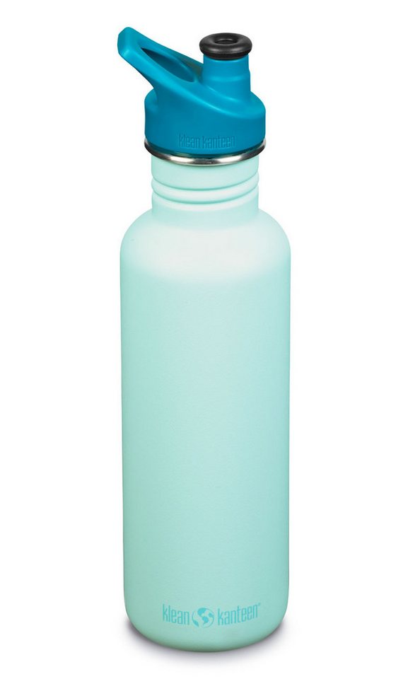 Klean Kanteen Trinkflasche Klean Kanteen Blue Tint Trinkflasche Classic 800ml Sport Cap Bild 2