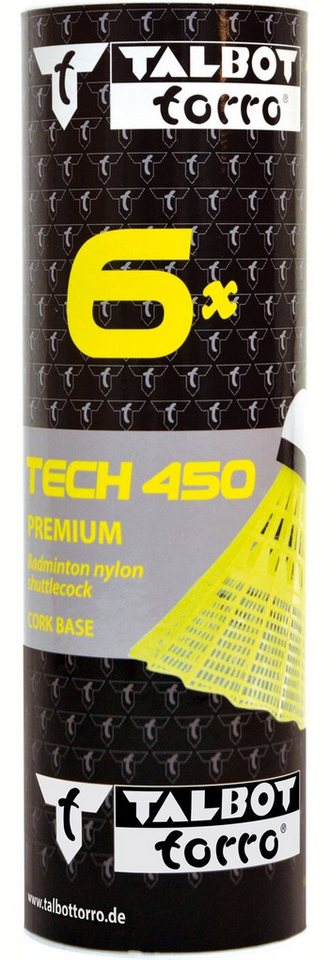 Talbot-Torro Federball Badm.-Ball TECH 450 Korb:yellow, Sp Bild 3