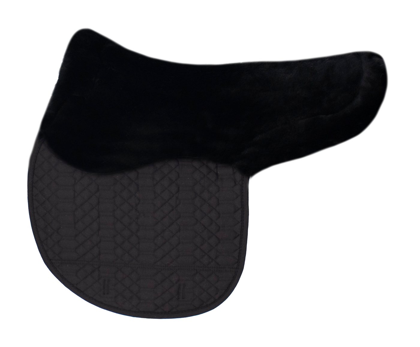 Engel Reitsport Sattelpad Satteldecke SADEK2 Lammfell & Baumwollsteppstoff Fell in Sattellage