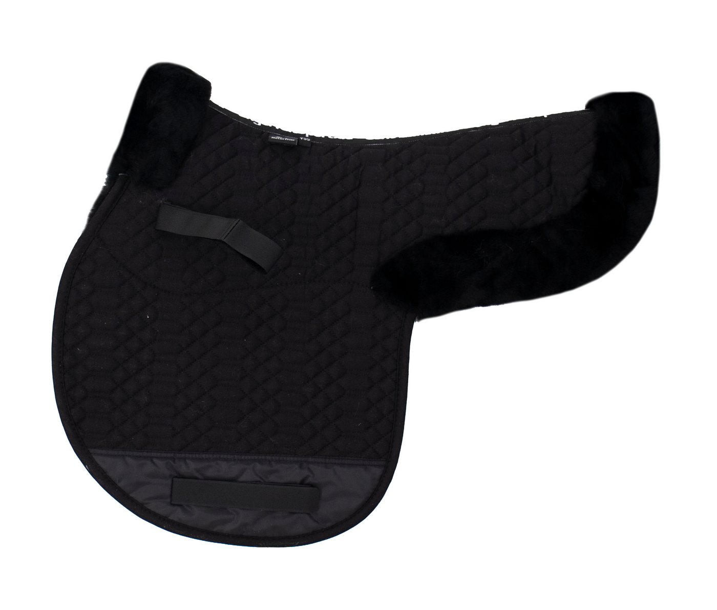 Engel Reitsport Sattelpad Satteldecke SADEK2 Lammfell & Baumwollsteppstoff Fell in Sattellage Bild 4