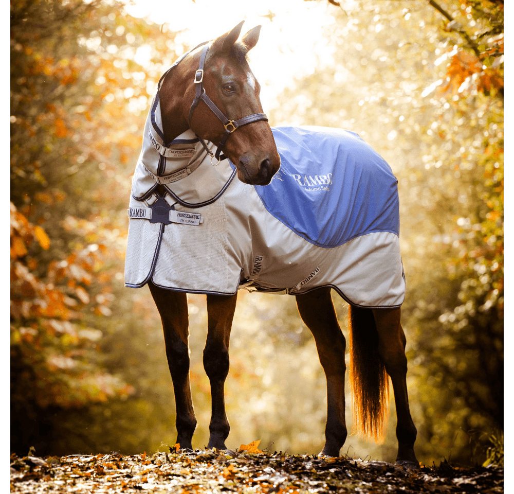 Horseware Pferde-Regendecke Horseware Rambo Autumn Series V3 0g + 100g Liner Bild 3