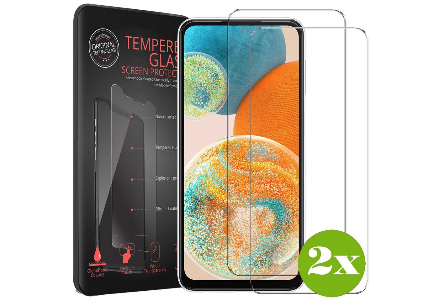 CoolGadget Schutzfolie Panzerfolie für Google Pixel 9, (9H Härtegrad, 2x Schutzglas, 1xReinigungset), Displayfolie Panzer Schutzfolie 2 Stück für Google Pixel 9 Glas Folie Bild 5