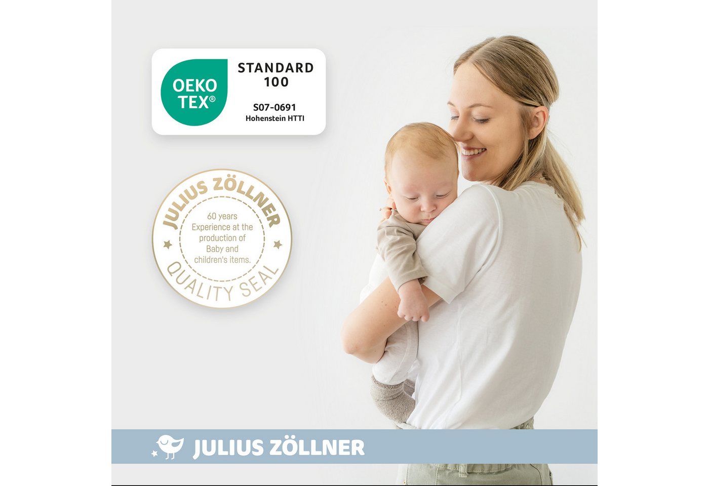 Julius Zöllner Schlafsack Jersey, mit mittlerem Reißverschluss Bild 4