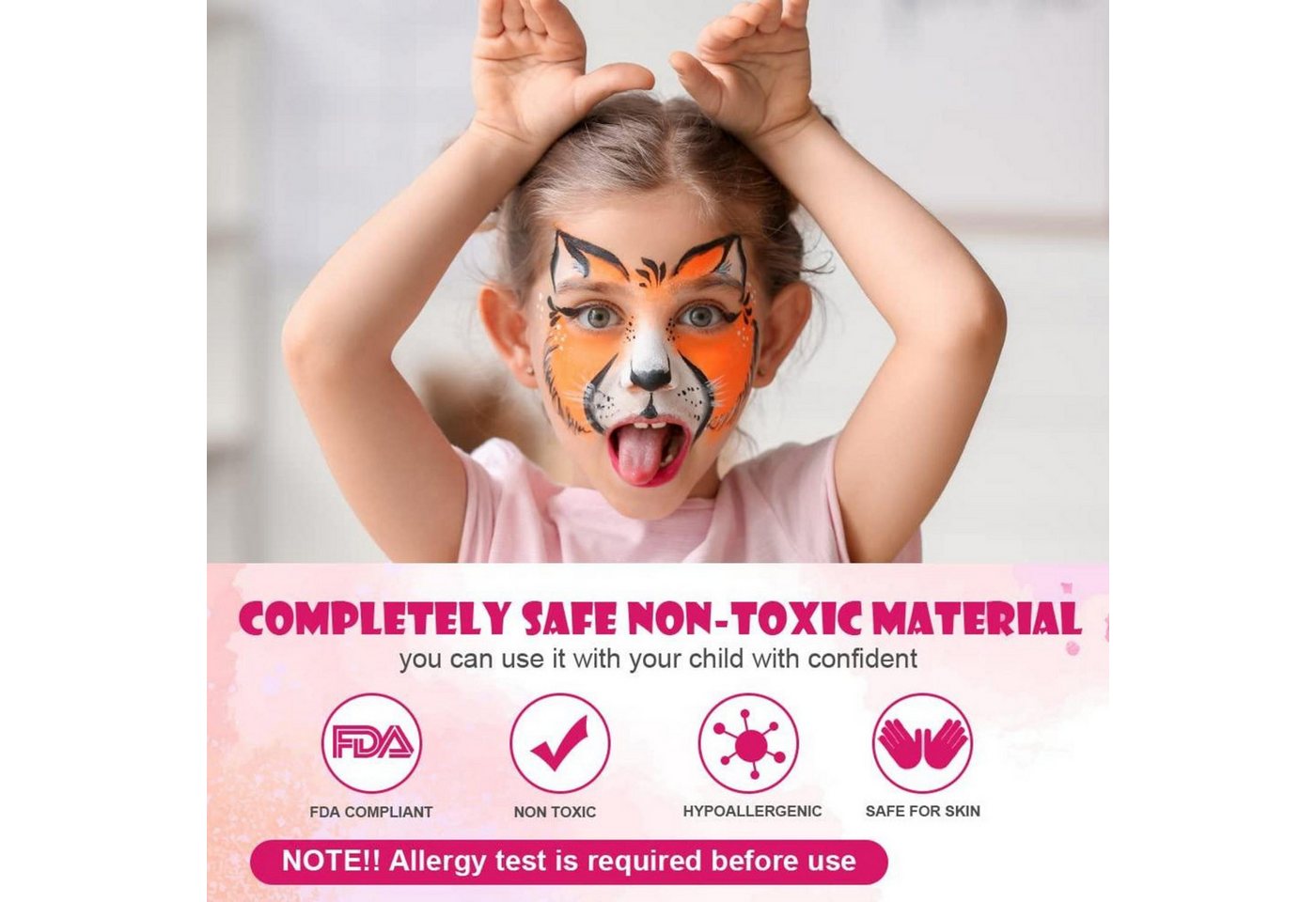 ACWOO Theaterschminke Kinderschminke Set Gesichtsfarbe Schminkstifte Bodypaint