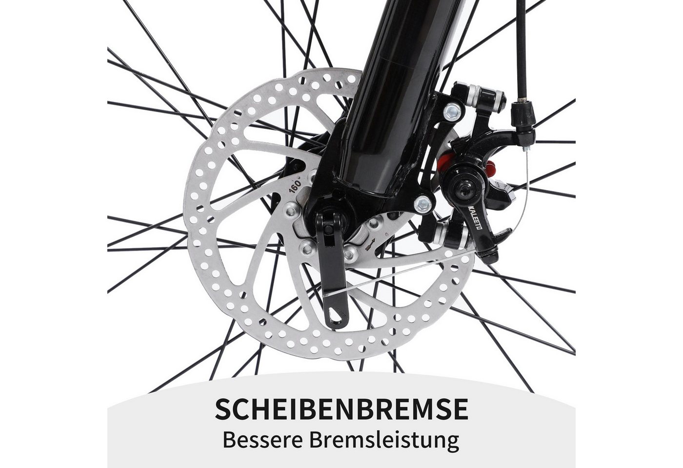 ROMICO Mountainbike 28 Zoll MTB mit Shimano Schaltung, Federgabel & Scheibenbremsen, 21 Gang Shimano Tourney RD-TY300/200 Schaltwerk, Kettenschaltung, (Set), MTB, Shimano Tourney, 21-Gang, Kettenschaltung Bild 2